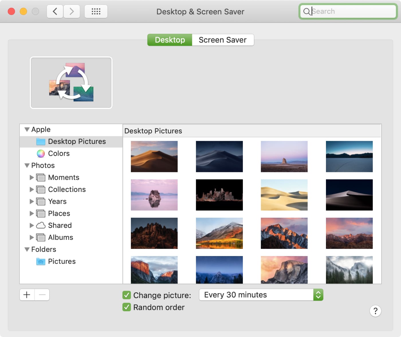 find folder for photos on mac